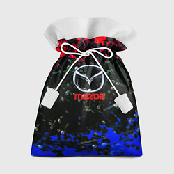 Мешок для подарков Mazda краски абстракция спорт, цвет: 3D-принт