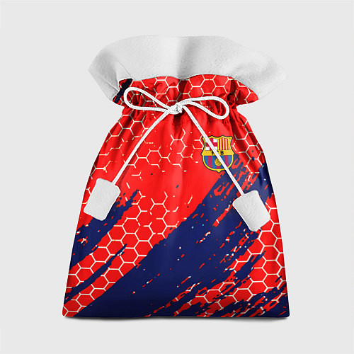 Подарочный мешок Барселона спорт краски текстура / 3D-принт – фото 1