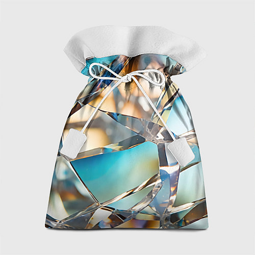 Подарочный мешок Грани стеклянного камня / 3D-принт – фото 1