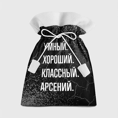 Подарочный мешок Умный хороший классный: Арсений / 3D-принт – фото 1