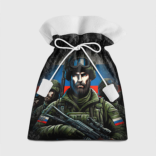 Подарочный мешок Русский солдат / 3D-принт – фото 1