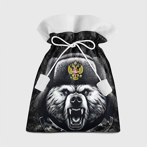 Подарочный мешок Русский медведь / 3D-принт – фото 1