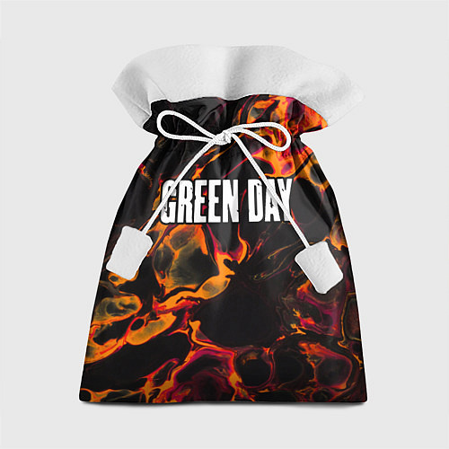 Подарочный мешок Green Day red lava / 3D-принт – фото 1
