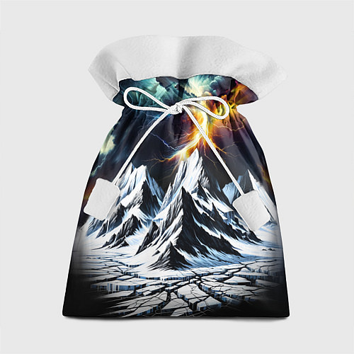 Подарочный мешок Молнии и горы / 3D-принт – фото 1