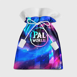 Мешок для подарков Palworld неоновый космос, цвет: 3D-принт
