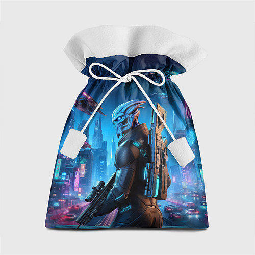 Подарочный мешок Mass Effect - ai art / 3D-принт – фото 1