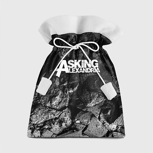 Подарочный мешок Asking Alexandria black graphite / 3D-принт – фото 1