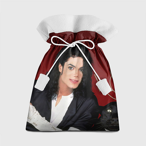 Подарочный мешок Michael Jackson с пантерой и автографом / 3D-принт – фото 1