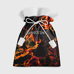 Мешок для подарков Evanescence red lava, цвет: 3D-принт