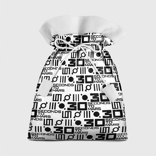 Подарочный мешок Thirty Seconds to Mars pattern rock / 3D-принт – фото 1