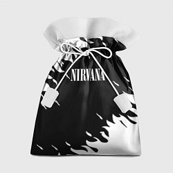 Мешок для подарков Nirvana текстура огонь, цвет: 3D-принт