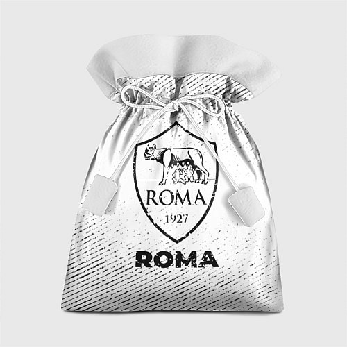 Подарочный мешок Roma с потертостями на светлом фоне / 3D-принт – фото 1