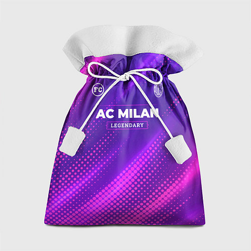 Подарочный мешок AC Milan legendary sport grunge / 3D-принт – фото 1