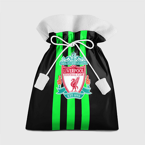 Подарочный мешок Liverpool line green / 3D-принт – фото 1