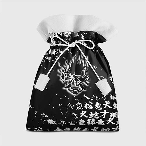 Подарочный мешок Samurai pattern japan 2077 / 3D-принт – фото 1