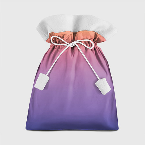 Подарочный мешок Градиент закатное небо желтый фиолетовый / 3D-принт – фото 1
