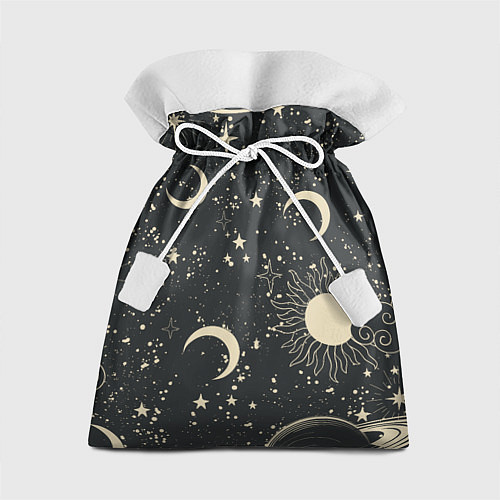 Подарочный мешок Звёздная карта с лунами и солнцем / 3D-принт – фото 1
