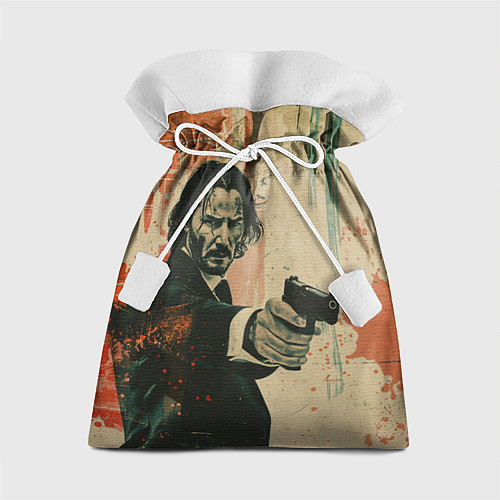 Подарочный мешок Джон Уик с пистолетом / 3D-принт – фото 1