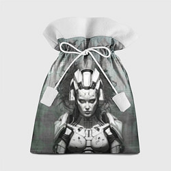 Мешок для подарков Бронированная девушка-андроид, цвет: 3D-принт