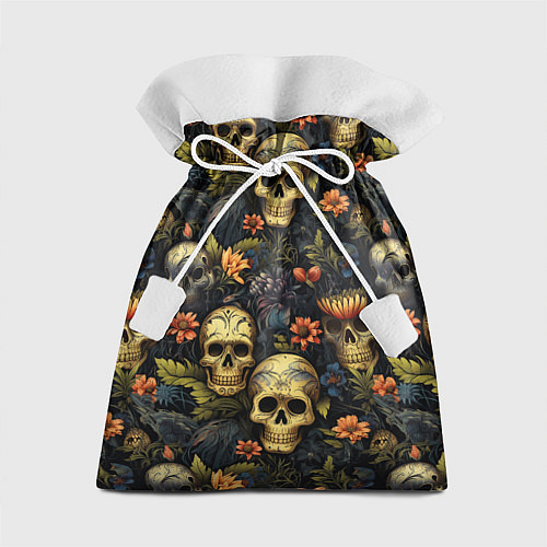 Подарочный мешок Осень и черепа / 3D-принт – фото 1