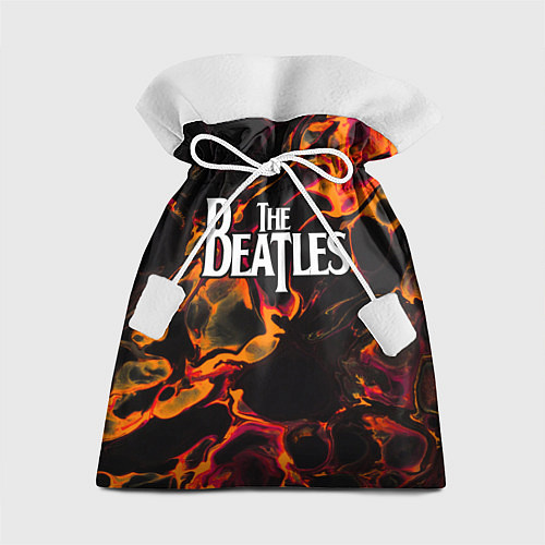 Подарочный мешок The Beatles red lava / 3D-принт – фото 1