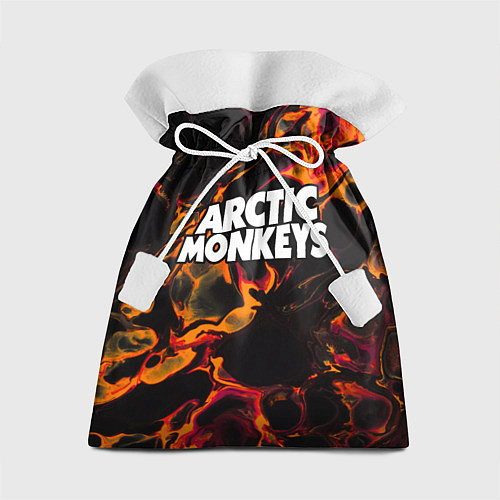 Подарочный мешок Arctic Monkeys red lava / 3D-принт – фото 1