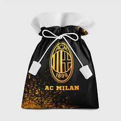 Мешок для подарков AC Milan - gold gradient, цвет: 3D-принт