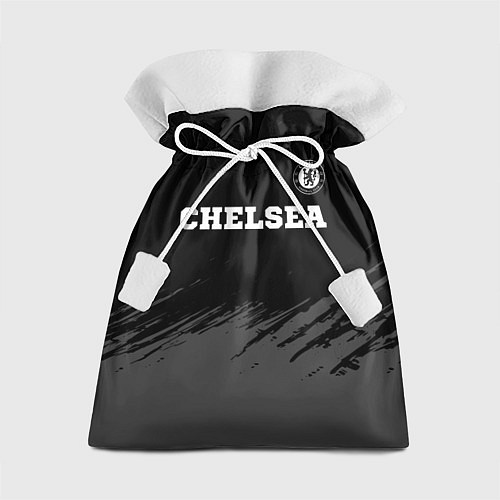 Подарочный мешок Chelsea sport на темном фоне посередине / 3D-принт – фото 1