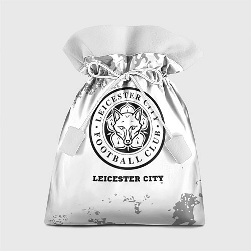 Подарочный мешок Leicester City sport на светлом фоне / 3D-принт – фото 1