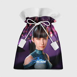 Мешок для подарков Stellar Blade Eve purple, цвет: 3D-принт