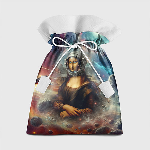 Подарочный мешок Мона Лиза в открытом космосе - нейросеть / 3D-принт – фото 1