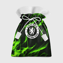 Мешок для подарков Chelsea sport club fc fire, цвет: 3D-принт