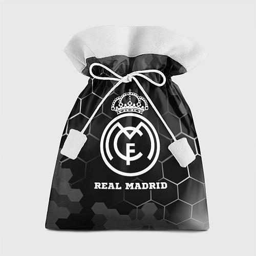 Подарочный мешок Real Madrid sport на темном фоне / 3D-принт – фото 1