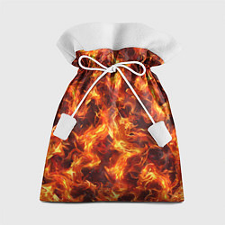 Мешок для подарков Текстура элементаля огня, цвет: 3D-принт