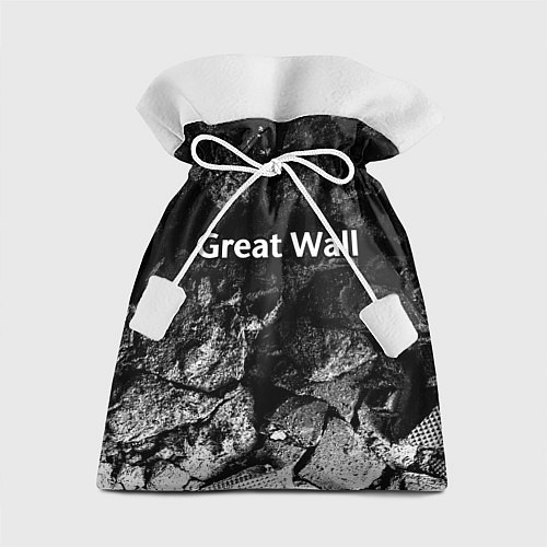 Подарочный мешок Great Wall black graphite / 3D-принт – фото 1