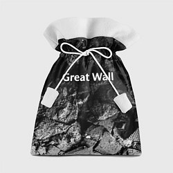 Мешок для подарков Great Wall black graphite, цвет: 3D-принт