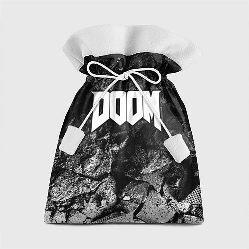 Подарочный мешок Doom black graphite / 3D-принт – фото 1