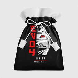Мешок для подарков Mitsubishi Lancer - Evolution 4, цвет: 3D-принт