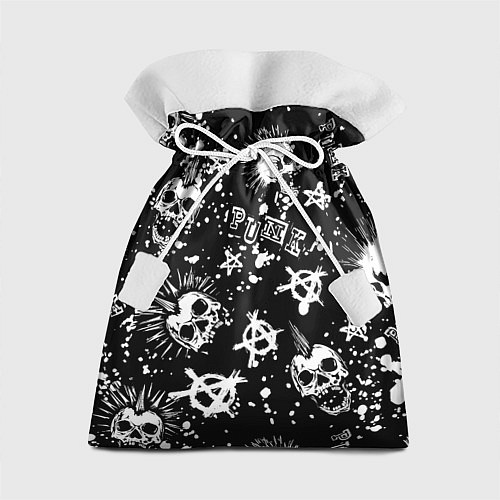 Подарочный мешок Панк черепа - анархия / 3D-принт – фото 1