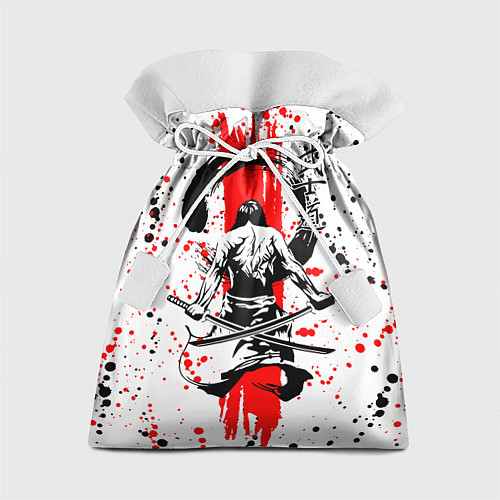 Подарочный мешок Самурай с двумя катанами / 3D-принт – фото 1