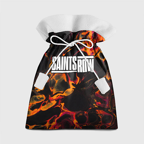 Подарочный мешок Saints Row red lava / 3D-принт – фото 1