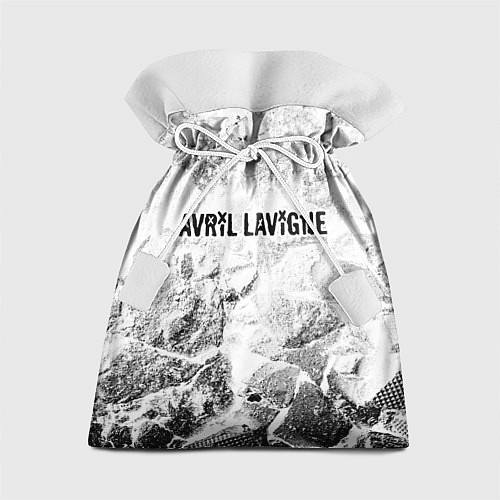 Подарочный мешок Avril Lavigne white graphite / 3D-принт – фото 1