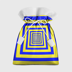 Мешок для подарков Квадраты уходящие в даль, цвет: 3D-принт