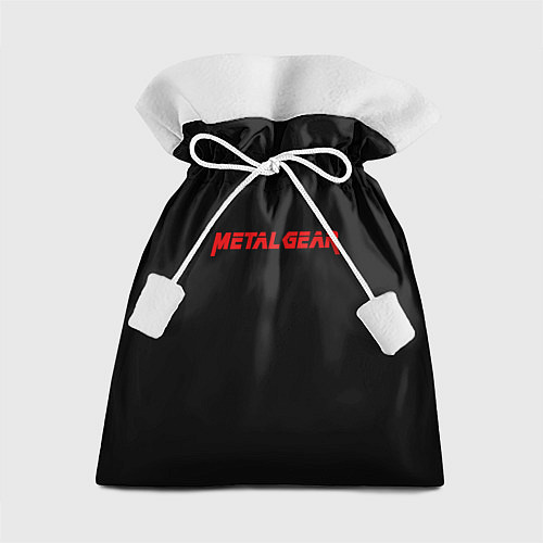 Подарочный мешок Metal gear red logo / 3D-принт – фото 1