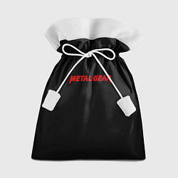 Мешок для подарков Metal gear red logo, цвет: 3D-принт
