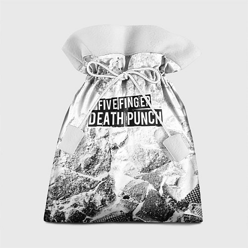 Подарочный мешок Five Finger Death Punch white graphite / 3D-принт – фото 1