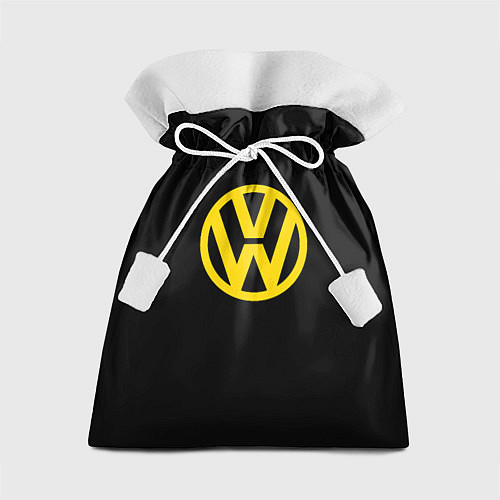 Подарочный мешок Volkswagen logo yellow / 3D-принт – фото 1