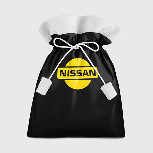 Подарочный мешок Nissan yellow logo / 3D-принт – фото 1