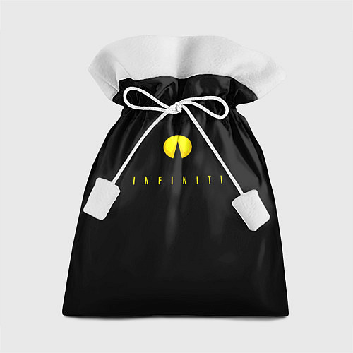 Подарочный мешок Infiniti logo yellow / 3D-принт – фото 1