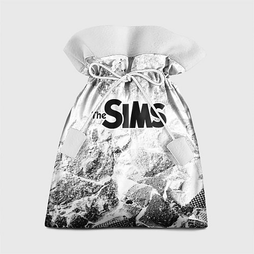 Подарочный мешок The Sims white graphite / 3D-принт – фото 1